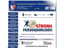 Tablet Screenshot of dzwigniaprzedsiebiorczosci.zkip.pl